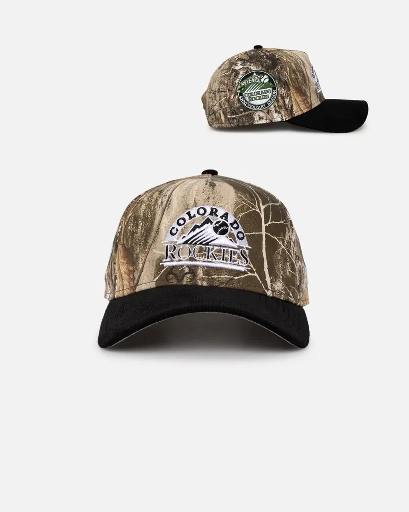 New Era Colorado Rockies 'Stealth Edge' 9Forty A-Frame Snapback Realtree Edge 1