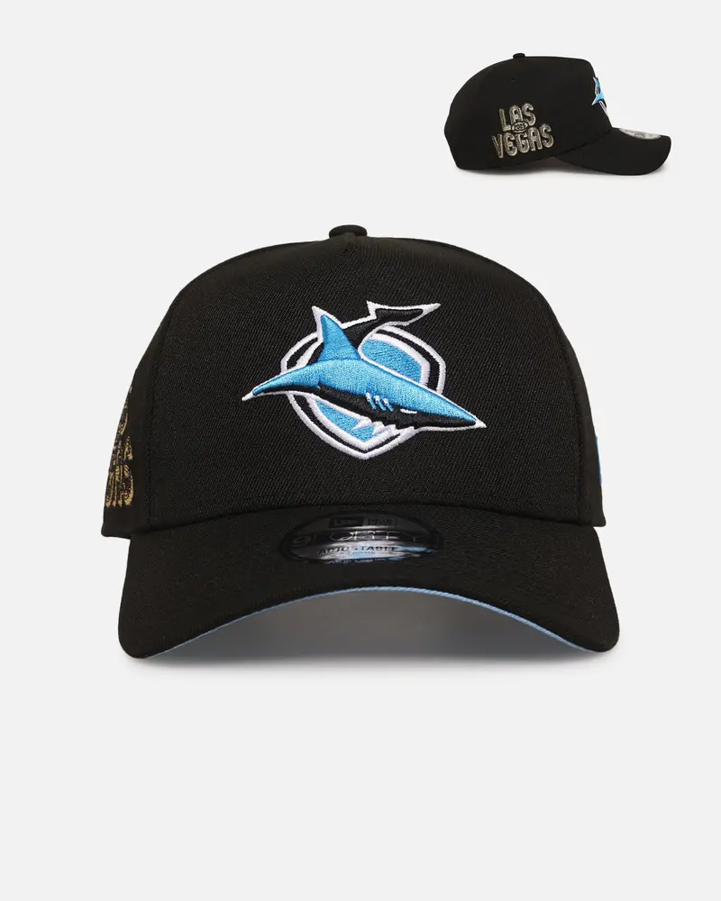 New Era Cronulla Sutherland Sharks '2025 Nrl Vegas Round' 9Forty A-Frame Snapback Official Team Colour 1
