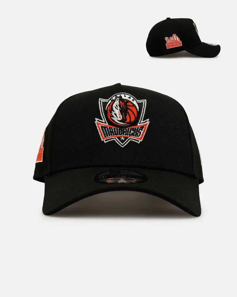 New Era Dallas Mavericks 'Nba Dia De Los Muertos' 9Forty A-Frame Snapback Black/Orange 1