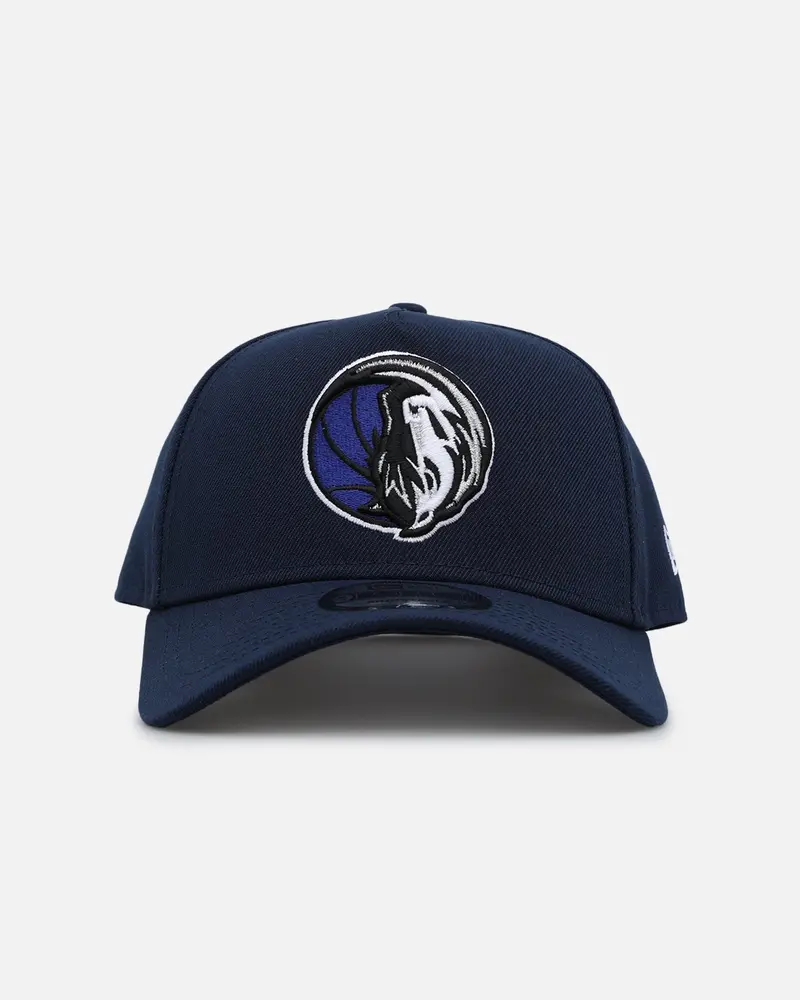 New Era Dallas Mavericks 'Upside Down Nba' 9Forty A-Frame Snapback Navy 1