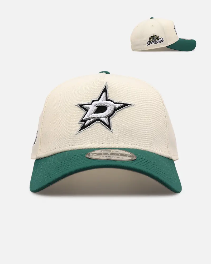 New Era Dallas Stars 'Team Color Visor' 9Forty A-Frame Snapback Chrome/Official Team Color 1