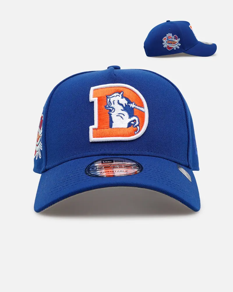 New Era Denver Broncos '1996 Nfl Draft' 9Forty A-Frame Snapback Blue 1