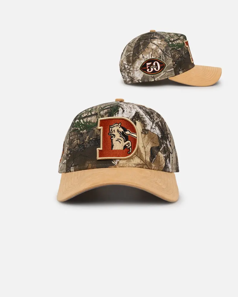 New Era Denver Broncos 'Real Tree Tan Suede' 9Forty A-Frame Snapback Real Tree 1