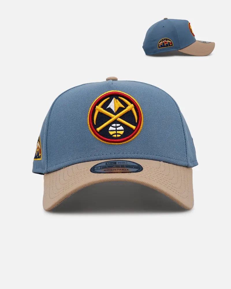 New Era Denver Nuggets 'Easy Breezy' 9Forty A-Frame Snapback Blue/Tan 1