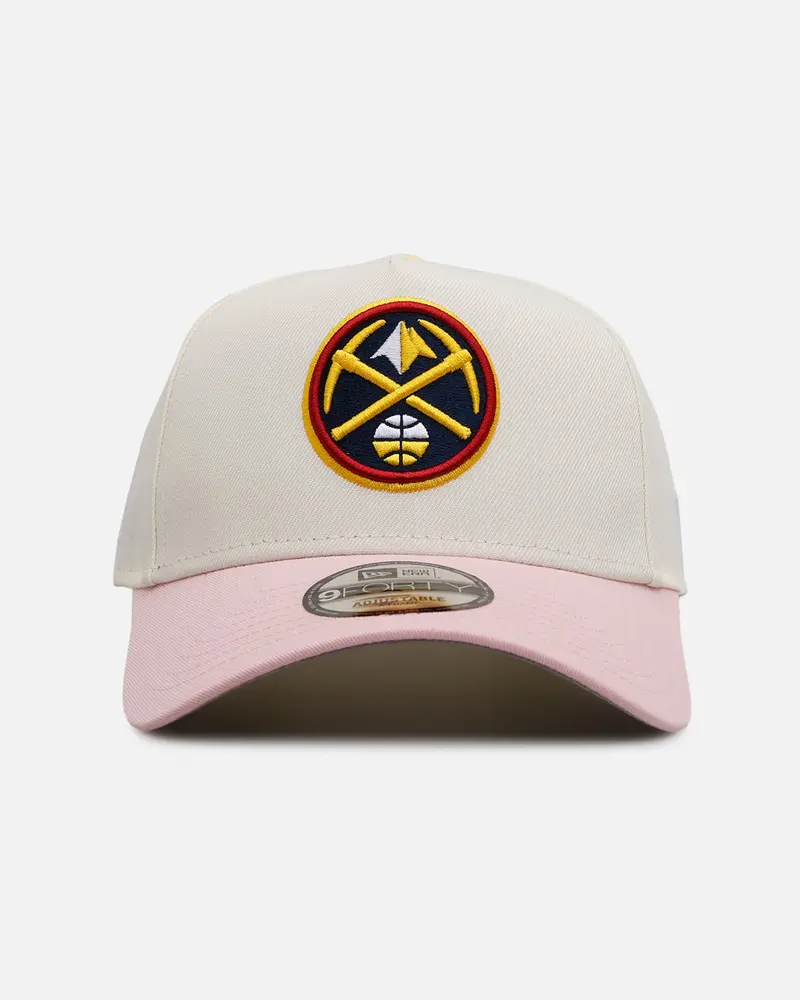 New Era Denver Nuggets 'Pink Lemonade' 9Forty A-Frame Snapback Pink/Yellow 1