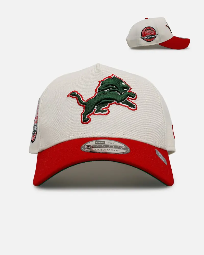 New Era Detroit Lions 'Strawberry' 9Forty A-Frame Snapback Chrome/Red 1