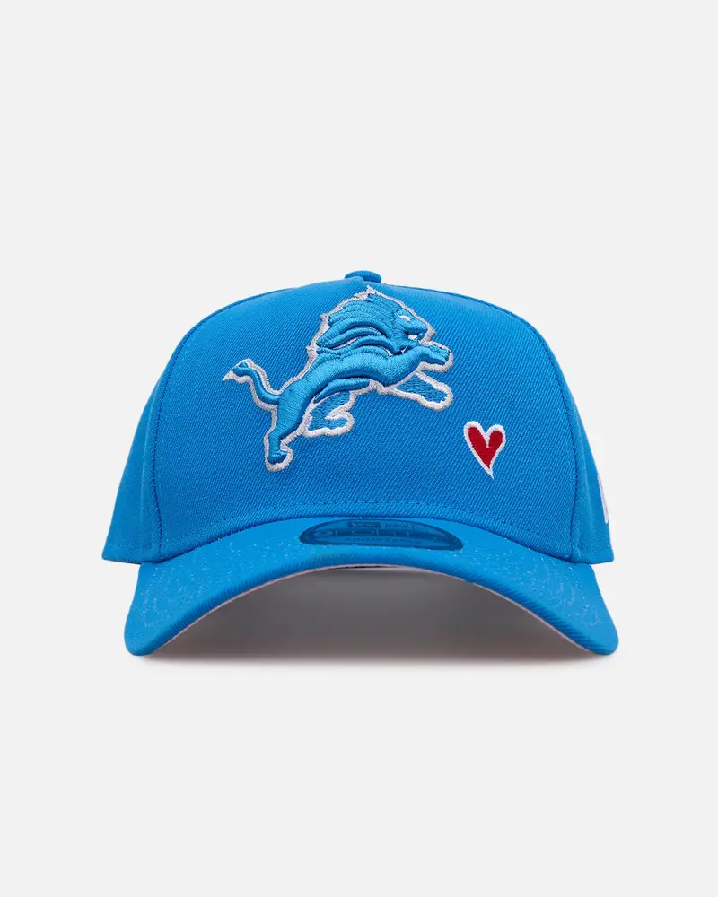 New Era Detroit Lions 'Team Color Hearts' 9Forty A-Frame Snapback Official Team Color 1