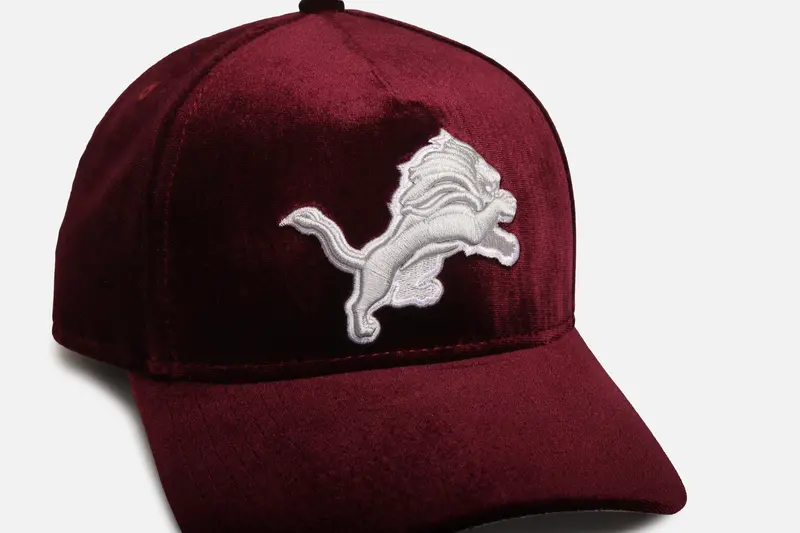 New Era Detroit Lions 'Velvet Dreams 2.0' 9Forty A-Frame Snapback Burgundy 2
