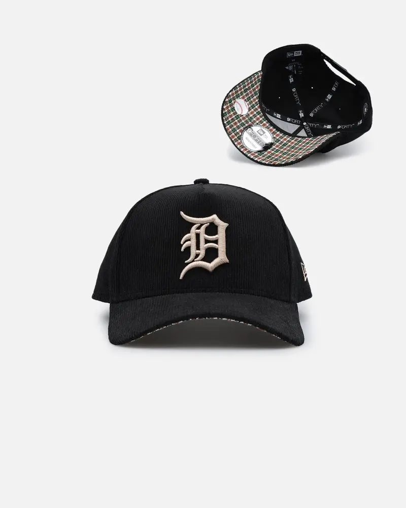 New Era Detroit Tigers 9Forty A-Frame Snapback Black/Plaid 1
