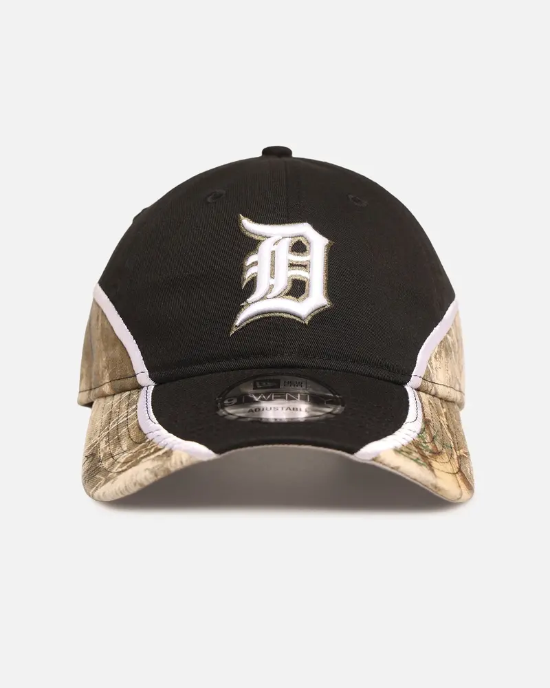 New Era Detroit Tigers 'Black Realtree' 9Twenty Strapback Black/Realtree 1