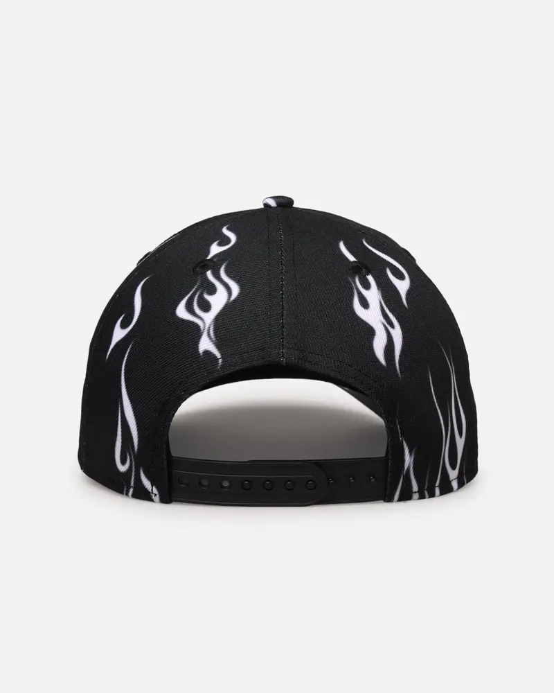 New Era Detroit Tigers 'Crown Flames' 9Ofrty A-Frame Snapback Black/White 2