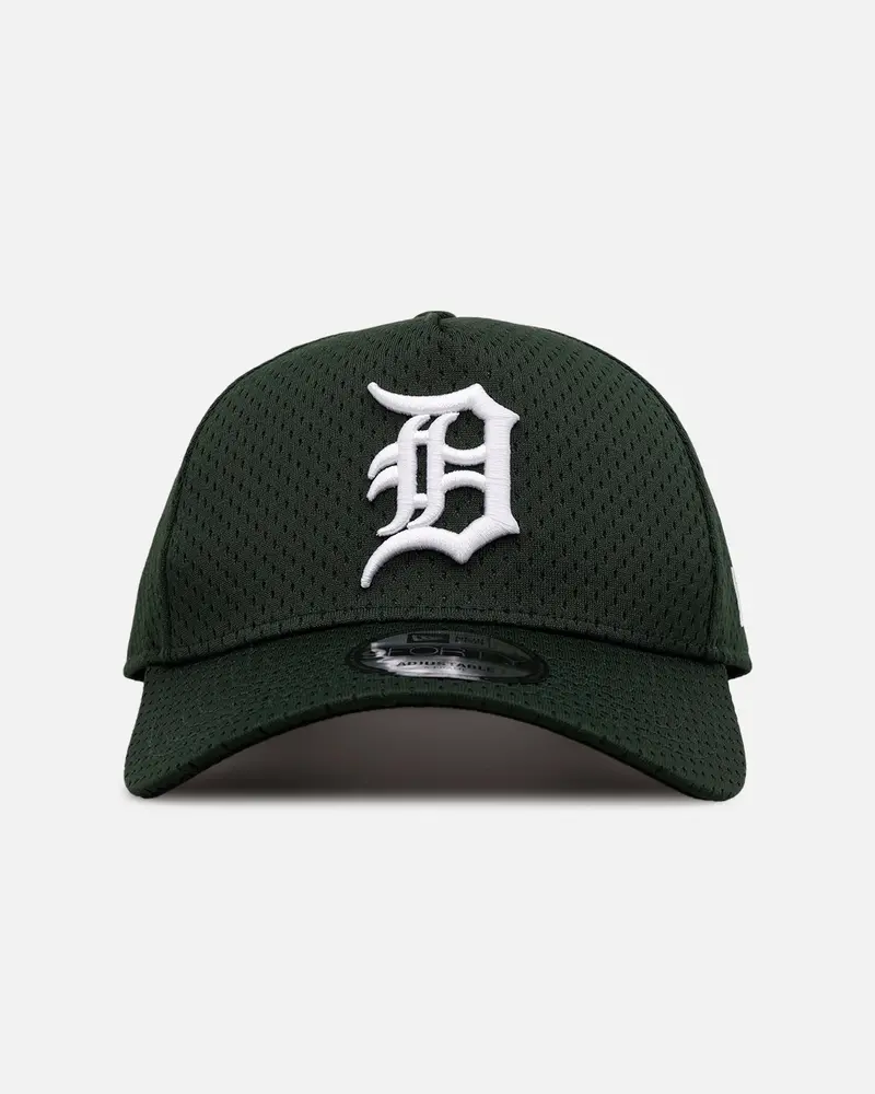 New Era Detroit Tigers 'Green Mesh' 9Forty A-Frame Snapback Dark Green 1