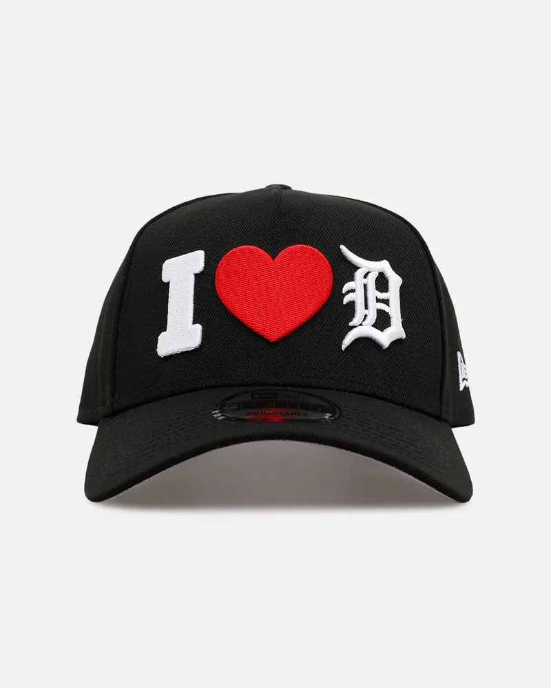 New Era Detroit Tigers 'Love' 9Forty A-Frame Snapback Black 1