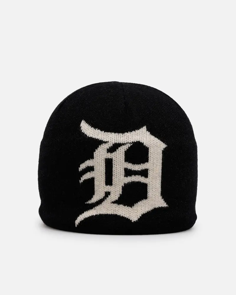 New Era Detroit Tigers Mega Logo Beanie Black 1