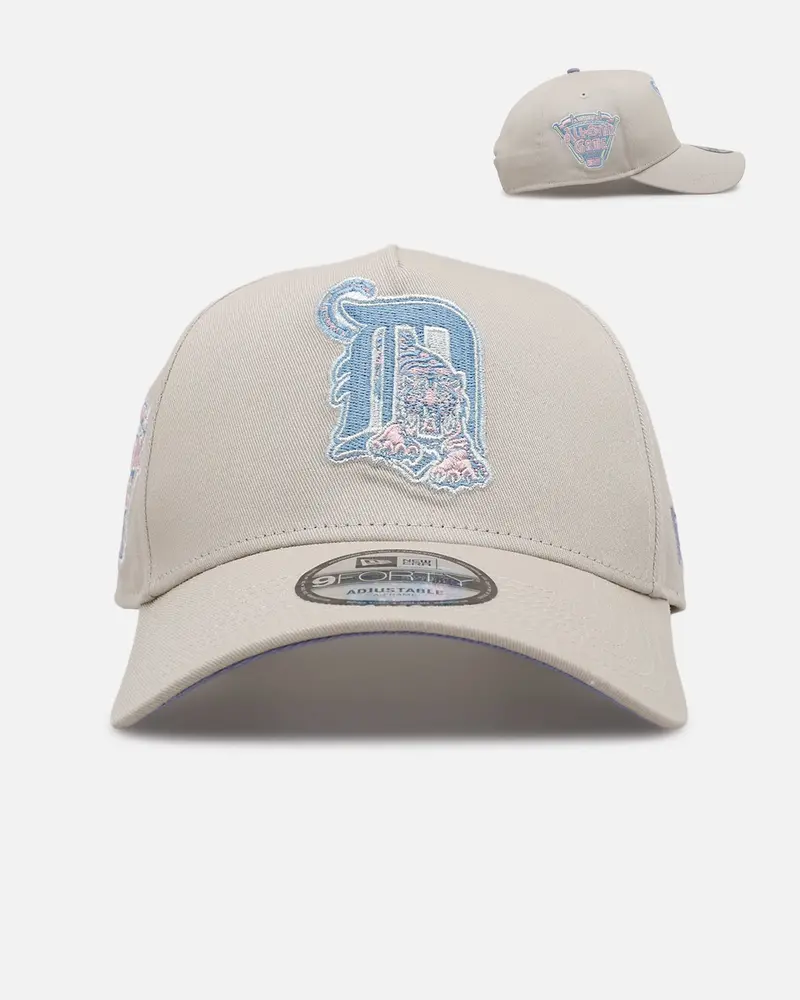 New Era Detroit Tigers 'Pastel 2.0' 9Forty A-Frame Snapback Stone 1