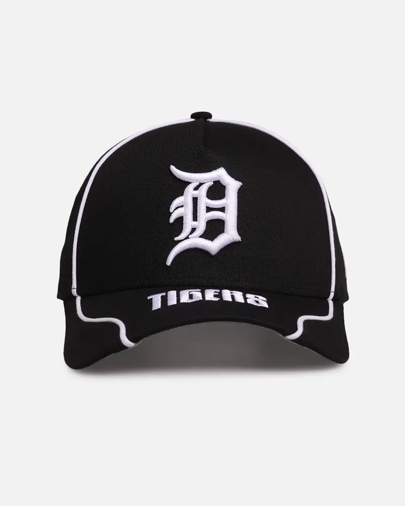 New Era Detroit Tigers 'Piping' 9Forty A-Frame Snapback Black/White 1