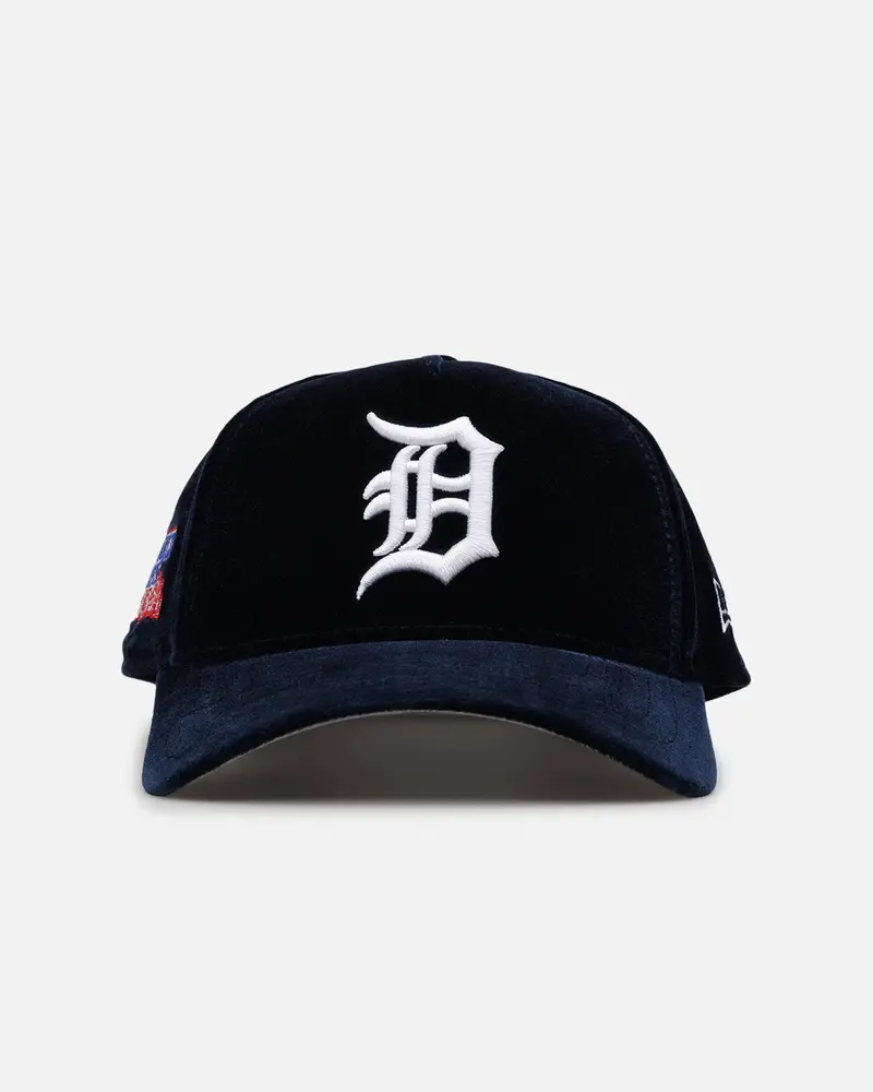 New Era Detroit Tigers 'Velvet Official Team Color' 9Forty A-Frame Snapback Navy 1