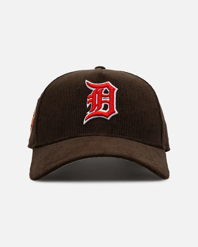 New Era Detroit Tigers 'Walnut Cord' 9Forty A-Frame Corduroy Snapback Walnut 1