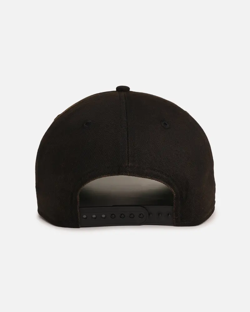 New Era Detroit Tigers 'Washed Gothic Visor' 9Ofrty A-Frame Snapback Black 2