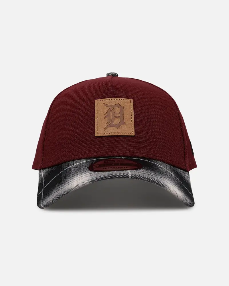 New Era Detroit Tigers 'Workwear' 9Forty A-Frame Snapback Maroon 1