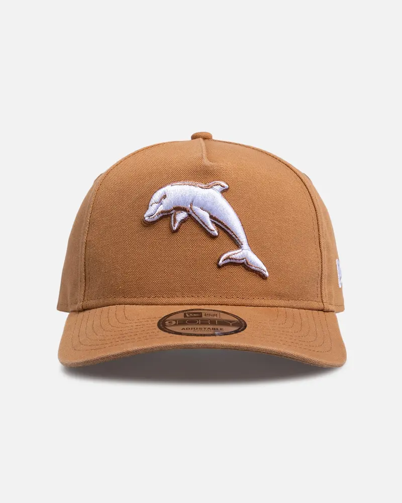 New Era Dolphins 'Nrl 2026' 9Forty A-Frame Snapback Med Beige 1