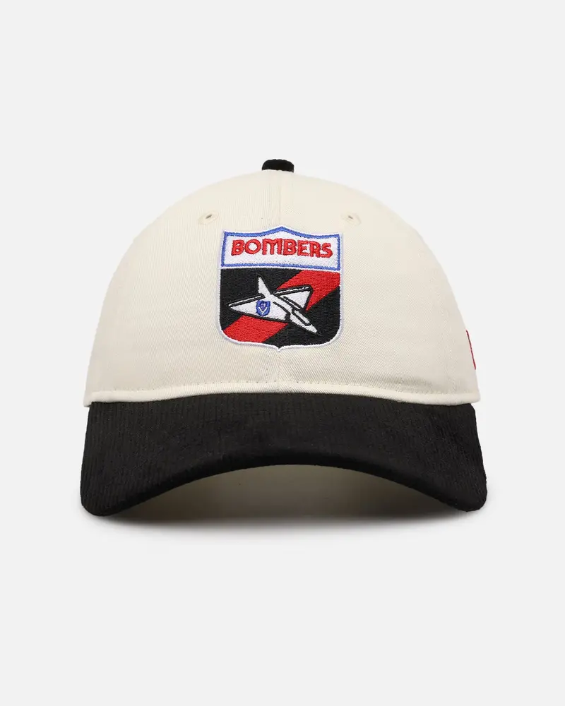 New Era Essendon Bombers 9Twenty Strapback Chrome White 1