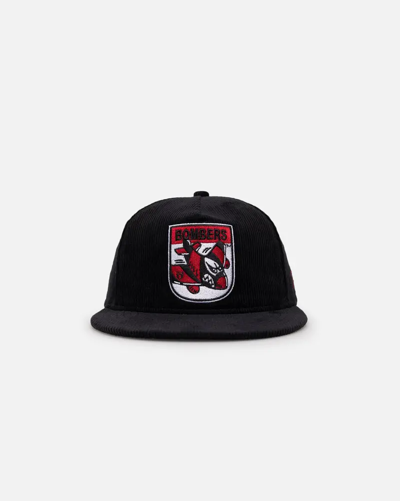 New Era Essendon Bombers Golfer Snapback Black 1