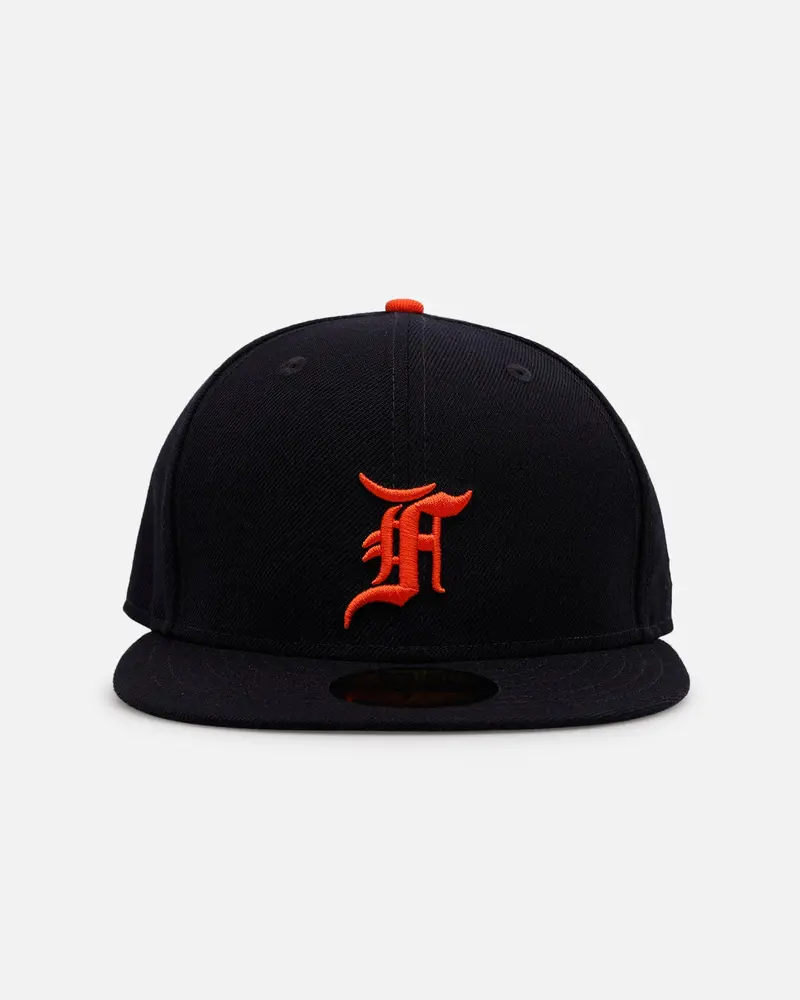 New Era Fear Of God 59Fifty Fitted Navy/Orange 1
