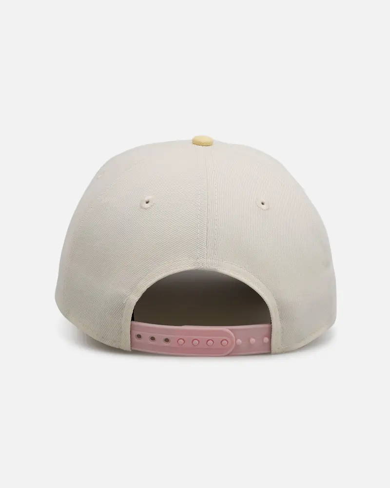 New Era Golden State Warriors 'Pink Lemonade' 9Forty A-Frame Snapback Pink/Yellow 2