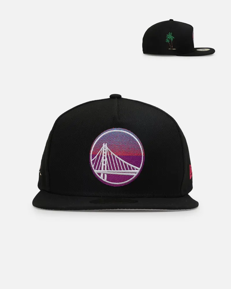 New Era Golden State Warriors 'Summer League' 59Fifty A-Frame Fitted Black 1