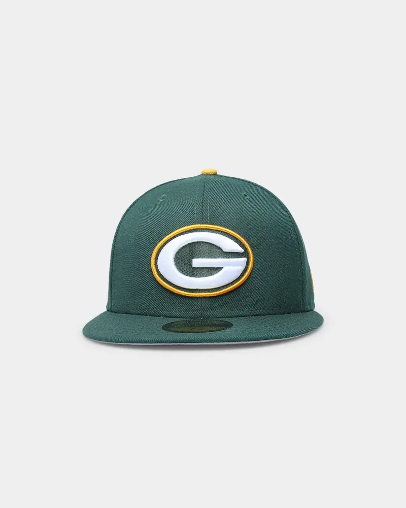 New Era Green Bay Packers Script 59Fifty Fitted Otc 1