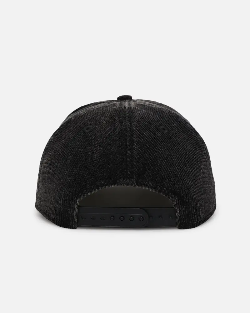New Era Hawthorn Hawks 'Washed Corduroy' Pre-Curved Golfer Snapback Black/Kelly Green 2