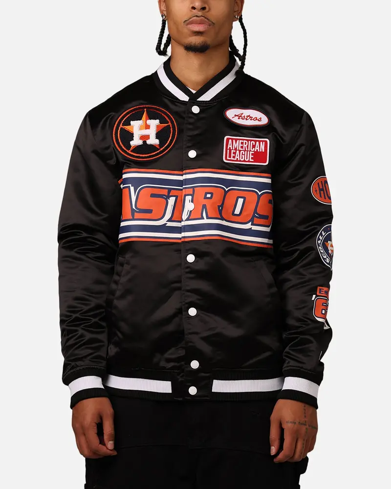 New Era Houston Astros 2024 Rally Drive Jacket Black/White 1