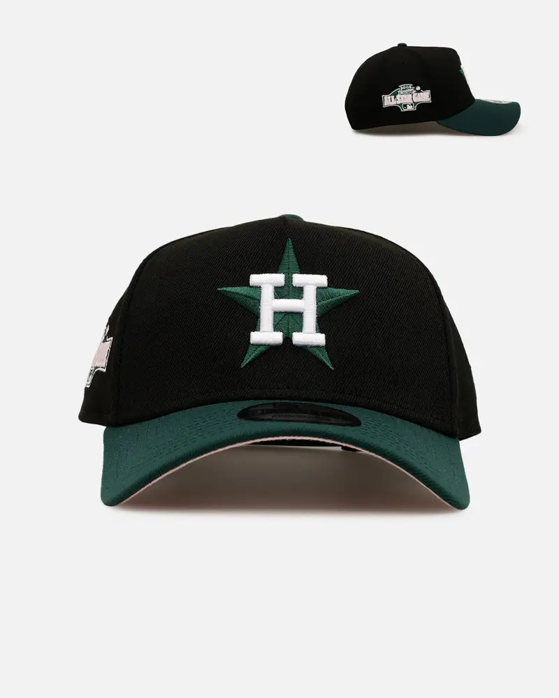 New Era Houston Astros 'Black Dark Green' 9Forty A-Frame Snapback Black/Dark Green 1