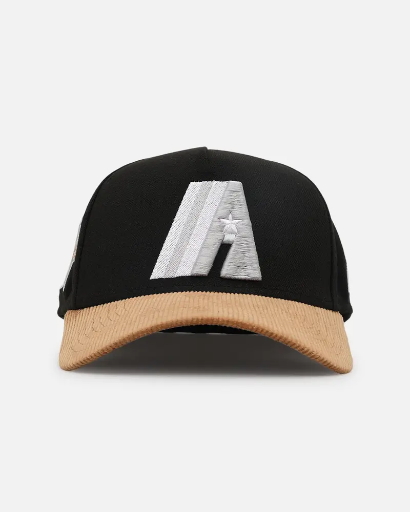 New Era Houston Astros 'Black Wheat' 39Thirty A-Frame Stretch Fit Black/Wheat 1