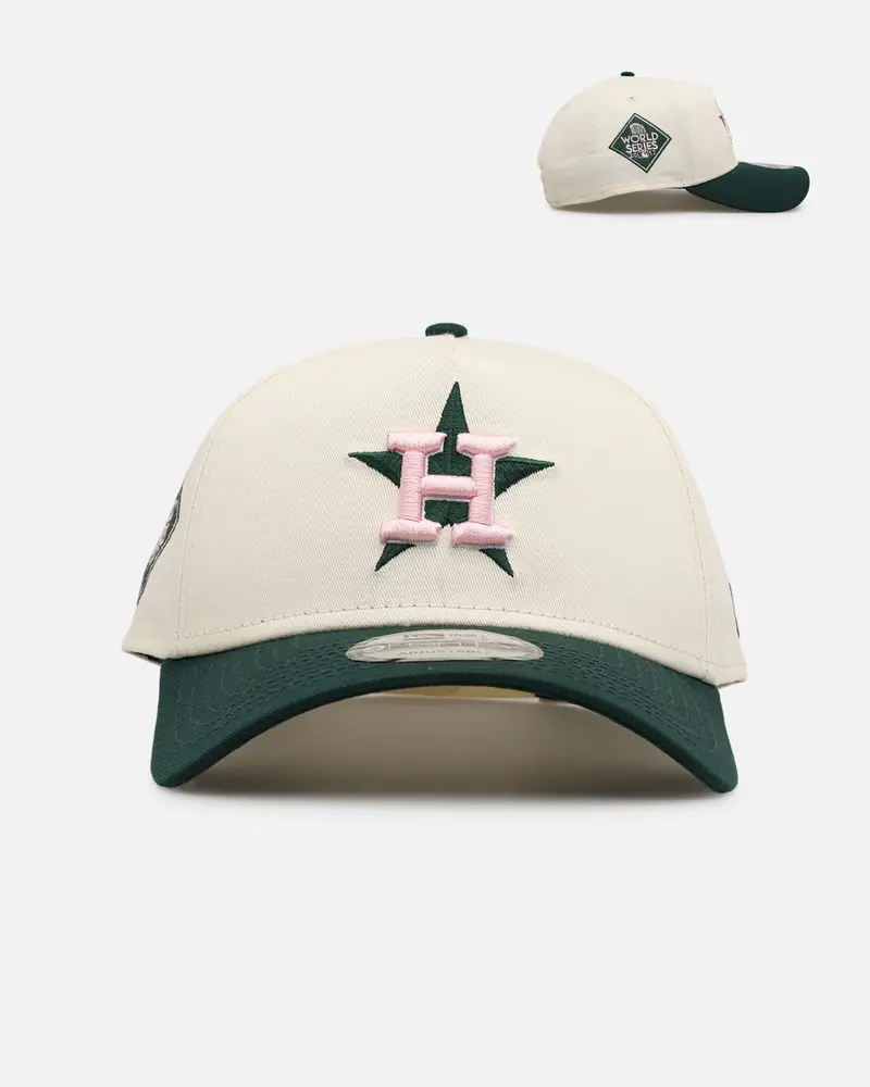 New Era Houston Astros 'Chrome Dark Green' 9Forty A-Frame Snapback Chrome/Dark Green 1