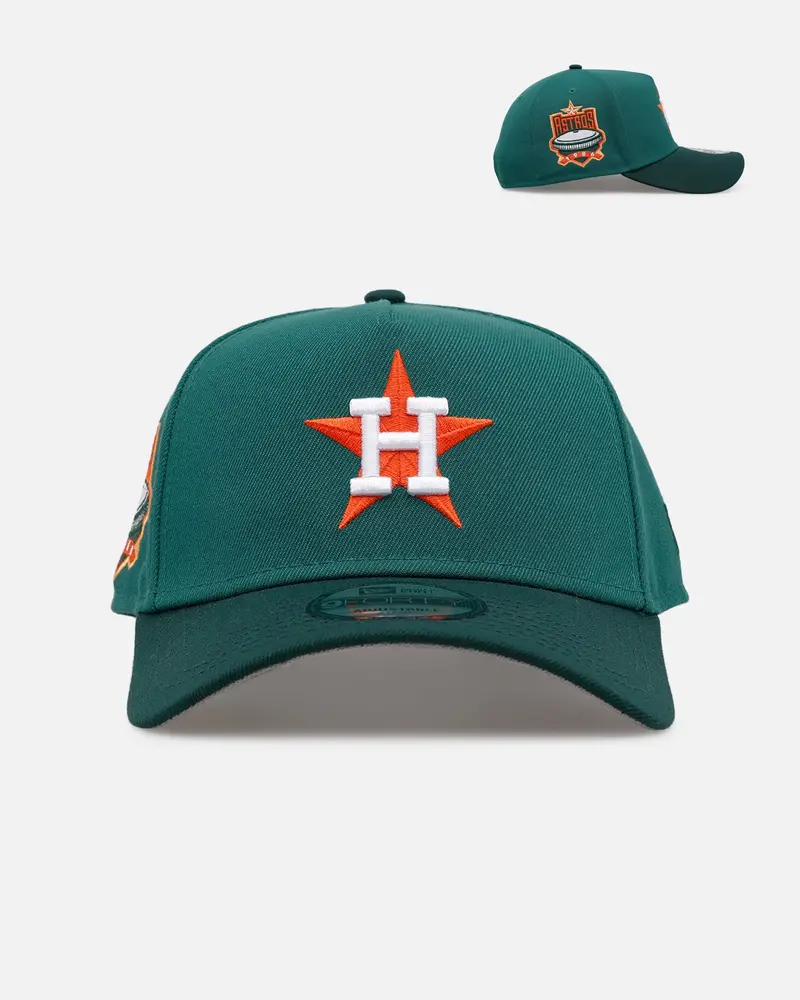 New Era Houston Astros 'Citrus 2.0' 9Forty A-Frame Snapback Dark Green/Orange 1