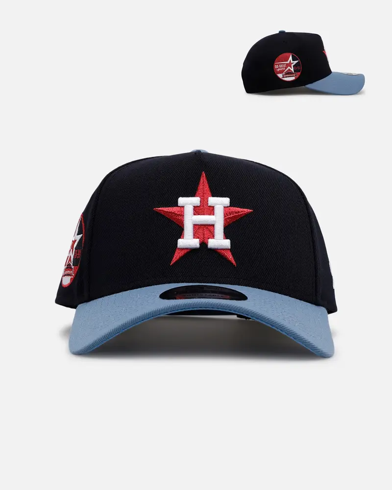 New Era Houston Astros 'Crossover' 9Forty A-Frame Snapback Navy 1