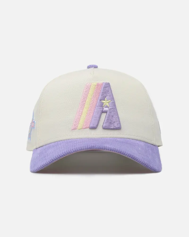 New Era Houston Astros 'Easter Corduroy' 9Forty A-Frame Snapback White/Lilac 1