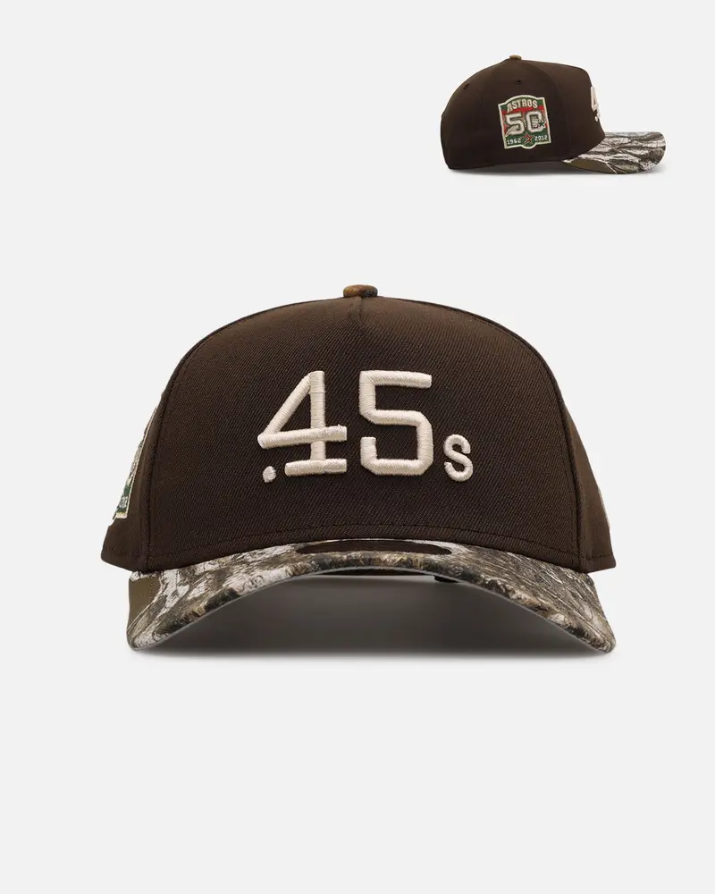 New Era Houston Astros 'Great Outdoors' 9Forty A-Frame Snapback Brown/Camo 1