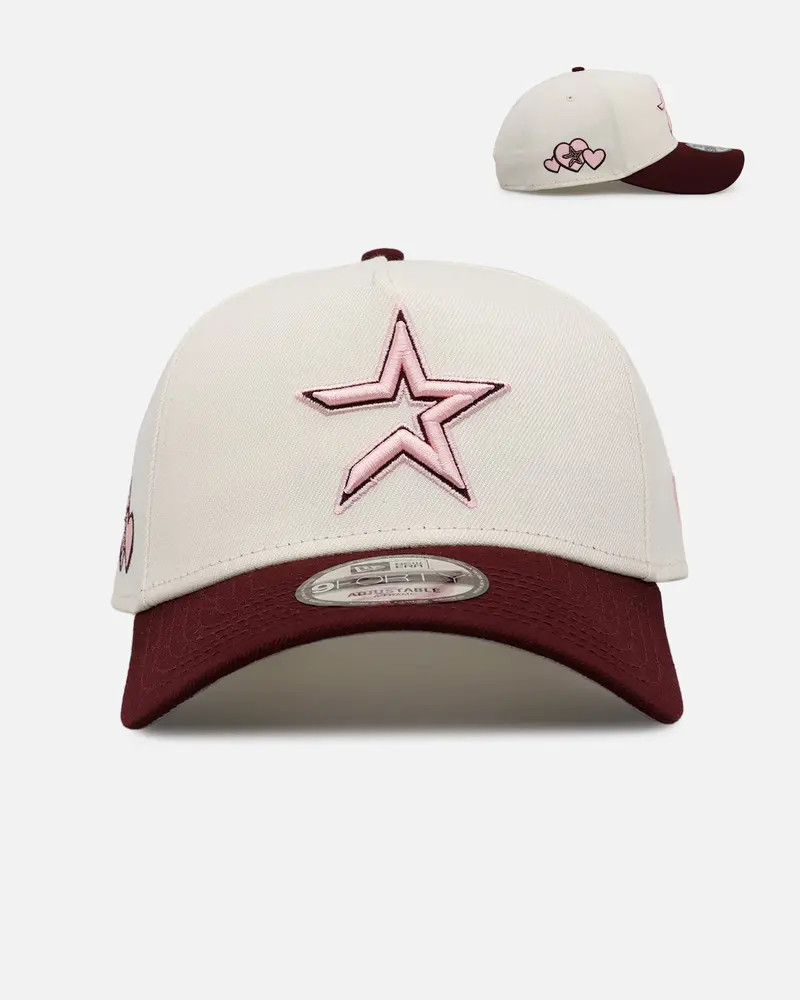 New Era Houston Astros 'Lover's Club 2.0' 9Forty A-Frame Snapback Chrome 1