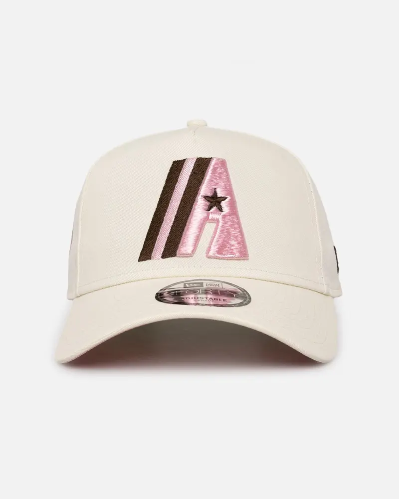 New Era Houston Astros 'Neapolitan Chrome' 9Forty A-Frame Snapback Chrome/Pink Met 1
