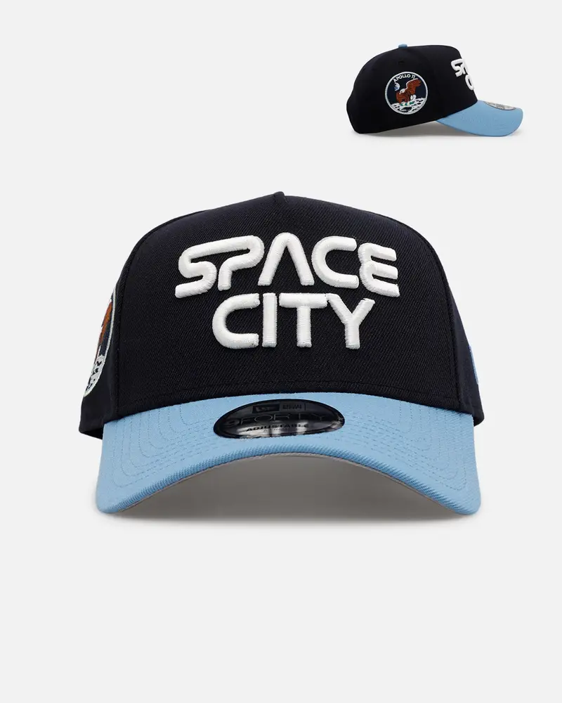 New Era Houston Astros 'Ocean' 9Forty A-Frame Snapback Navy/Sky Blue 1