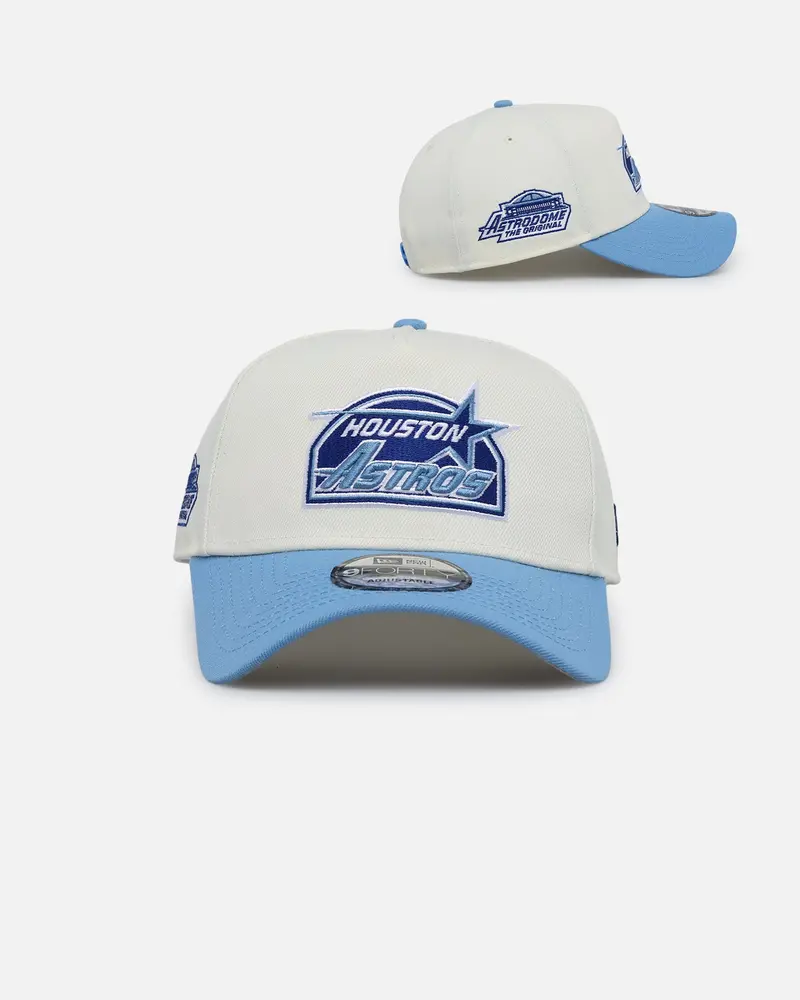 New Era Houston Astros 'Polar Breeze' 9Forty A-Frame Snapback Chrome Sky 1