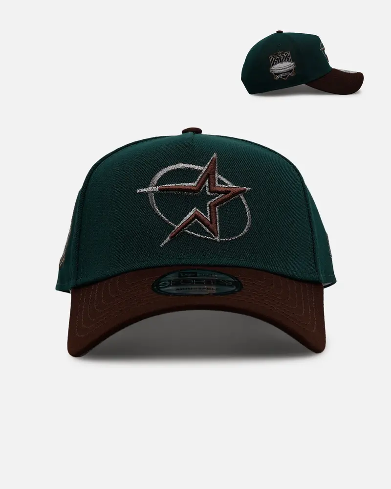 New Era Houston Astros 'Rainforest' 9Forty A-Frame Snapback Green/Brown 1