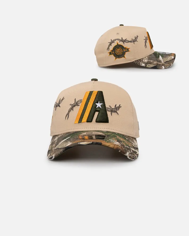 New Era Houston Astros 'Real Tree Edge Grit' 9Forty A-Frame Snapback Oat Milk/Real Tree 1
