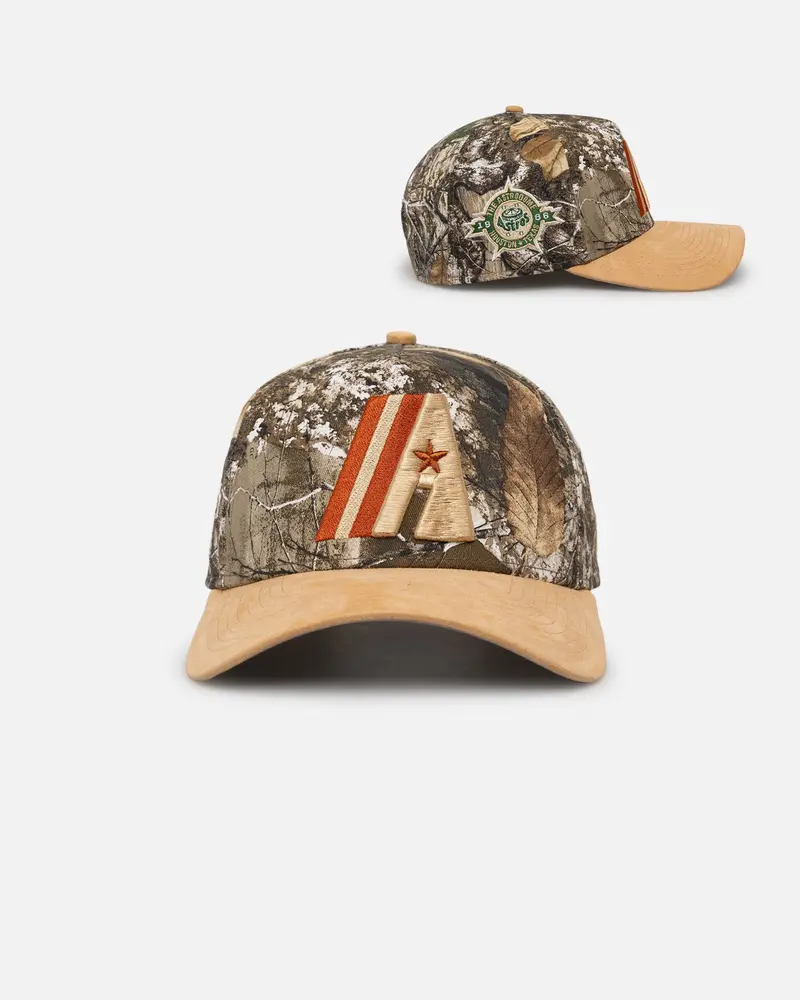 New Era Houston Astros 'Real Tree Tan Suede' 9Forty A-Frame Snapback Real Tree 1