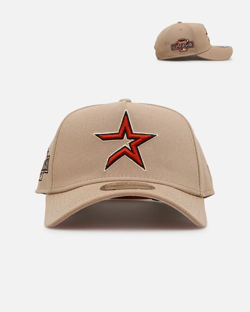 New Era Houston Astros 'Tan Pink' 9Forty A-Frame Snapback Tan 1