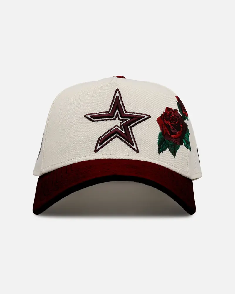New Era Houston Astros 'Velvet Roses' 9Forty A-Frame Snapback Chrome 1