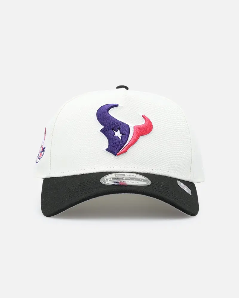 New Era Houston Texans 'Neon Nights' 9Forty Snapback Chrome/Black 1